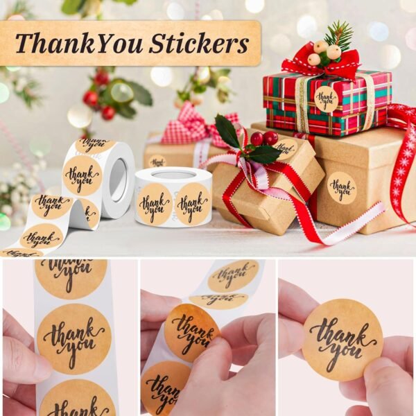 81Mk6CLvGaL._AC_SL1500_.jpg Branded 'Thank You' Stickers (500 pcs)