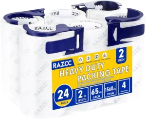 Packing Tape 2-inch - Clear (24 Rolls)