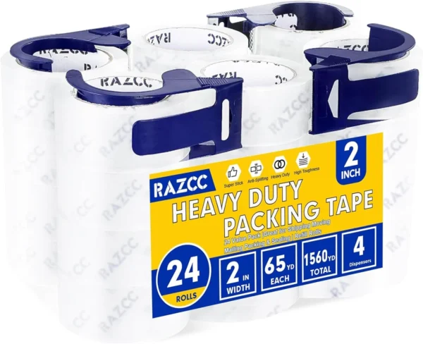 s-l1600.webp Packing Tape 2-inch - Clear (24 Rolls)