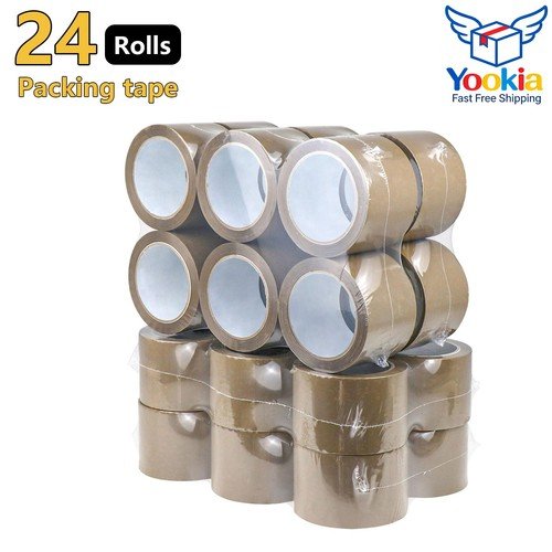 Packing Tape 2-inch - Brown (24 Rolls)